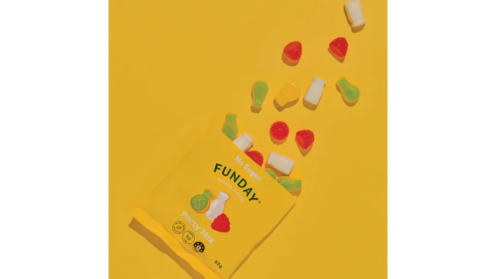 FUNDAY's Party Mix lollies.