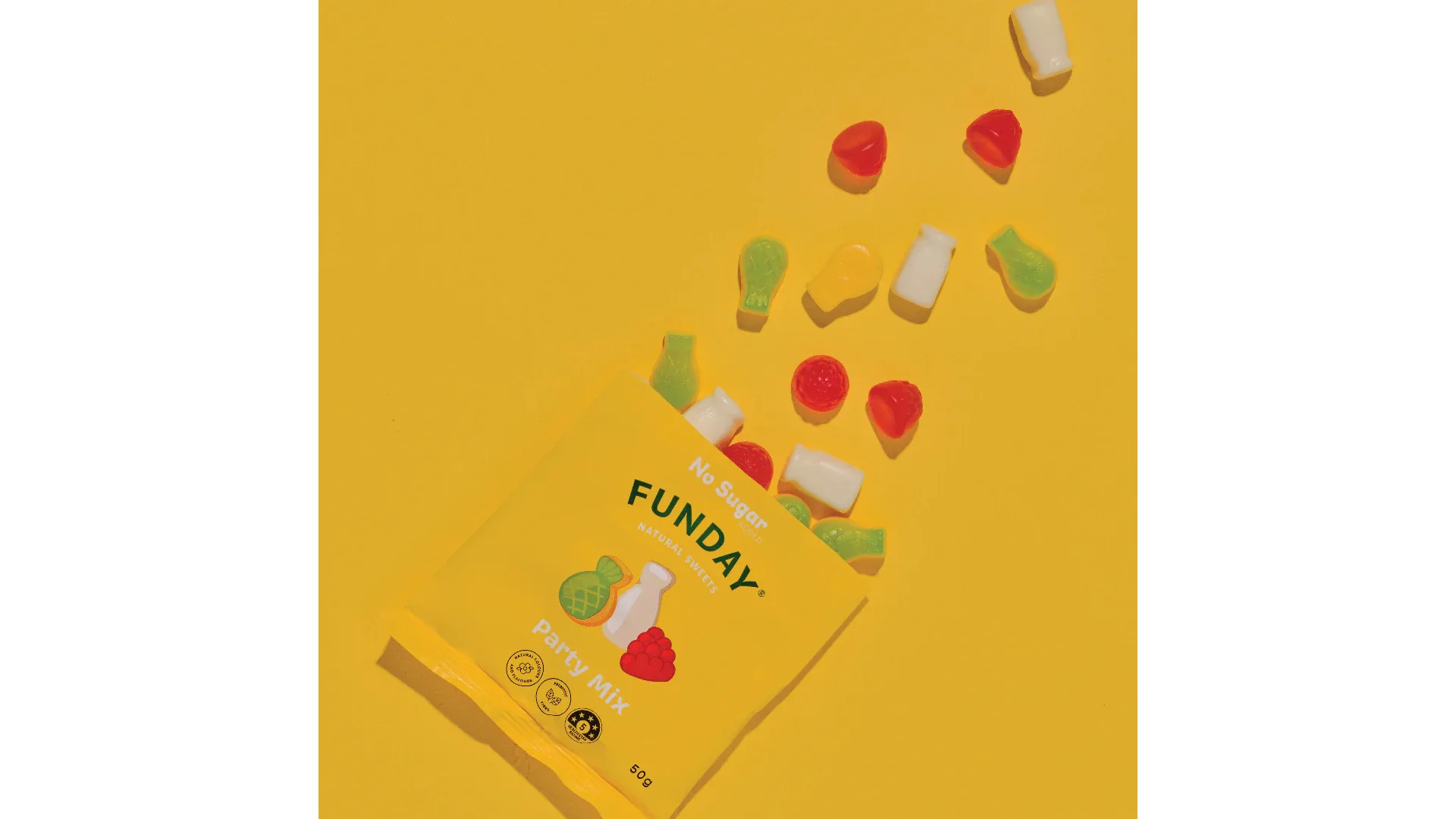 FUNDAY's Party Mix lollies.
