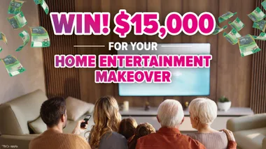 WIN! $15,000 for your Home Entertainment Makeover