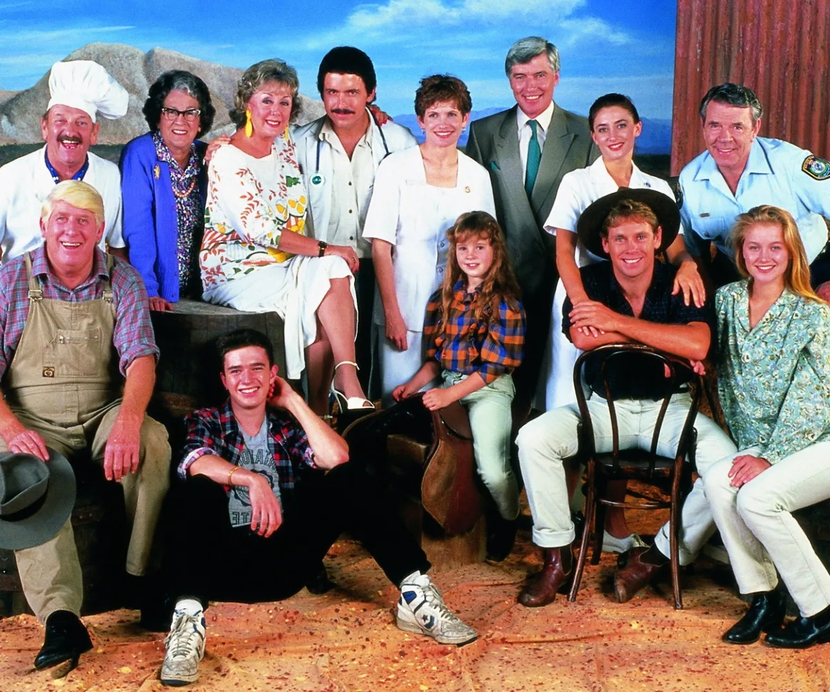 Fond memories: John still keeps in touch with Georgie Parker. (Image: Channel Seven)