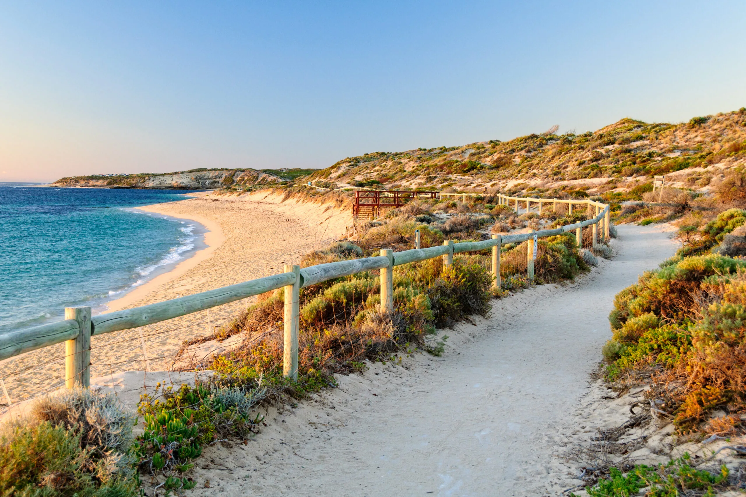 The coastline in Margaret River.