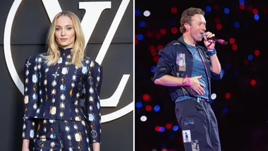 Chris Martin and Sophie Turner