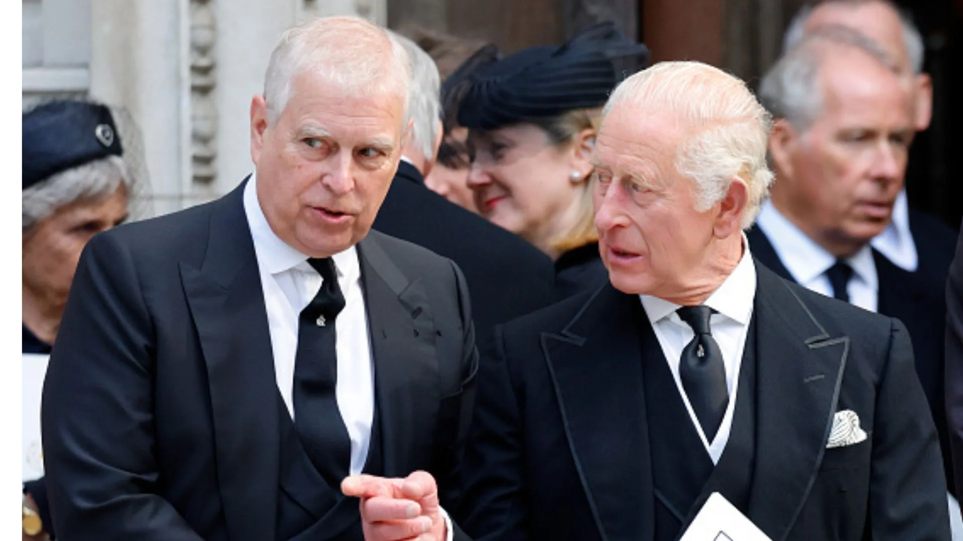King Charles issued a statement on Thursday evening UK time, revealing he was stripping Andrew's titles and removing him from the Royal Lodge. (Image: Getty)