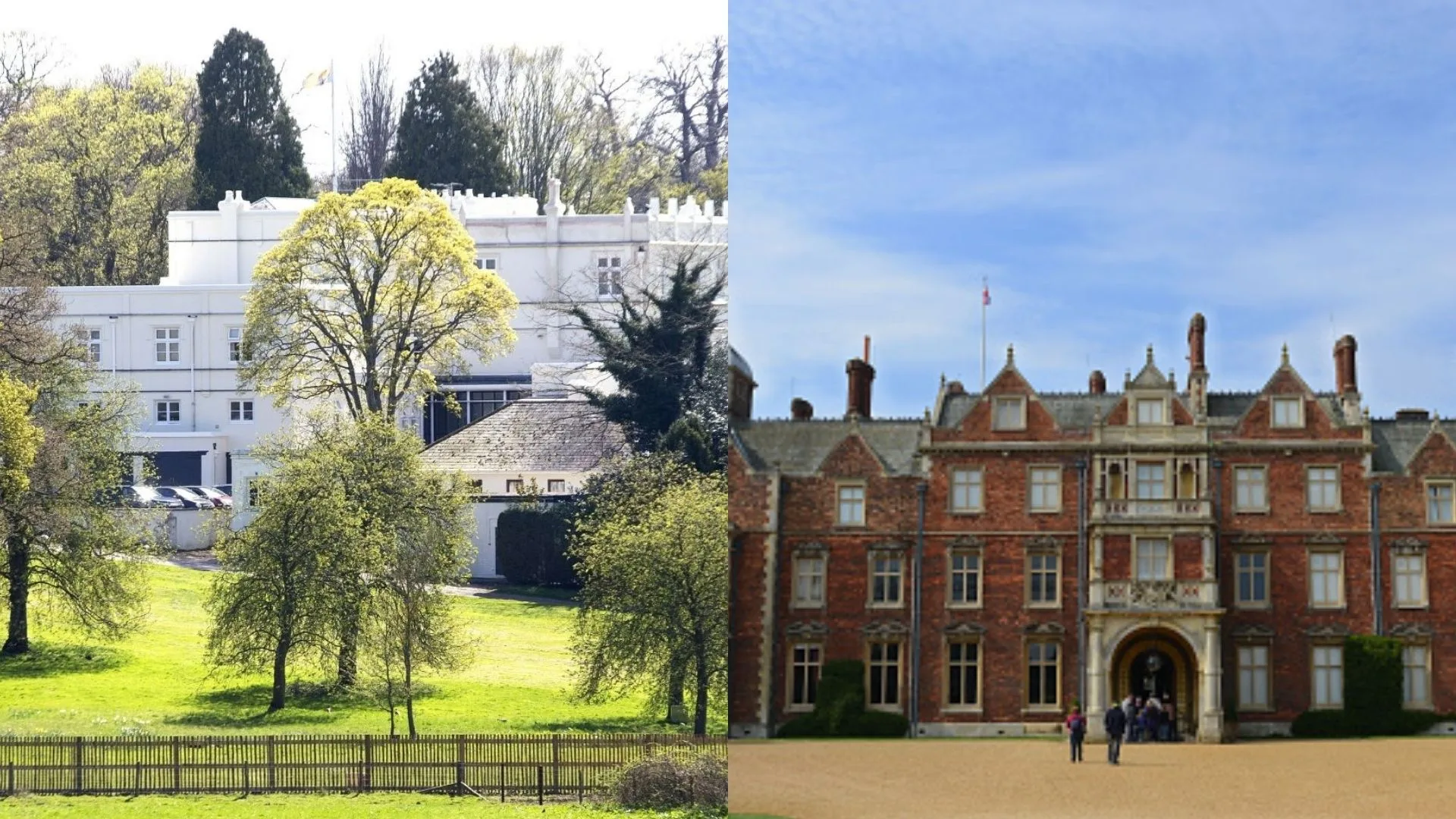 New digs! Andrew will move from a 30-room property to a cottage on the Sandringham Estate (R). (Image: Getty)