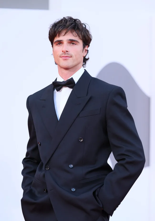 Jacob Elordi attends the "Frankenstein" red carpet during the 82nd Venice International Film Festival on August 30, 2025 in Venice, Italy.