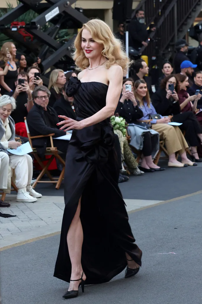 Nicole Kidman walks the runway during Vogue World: Hollywood 2025 at Paramount Studios on October 26, 2025 in Los Angeles, California.