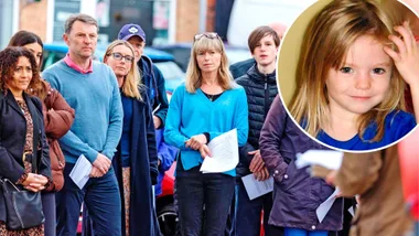 Gerry and Kate McCann (INSET: Madeleine McCann)