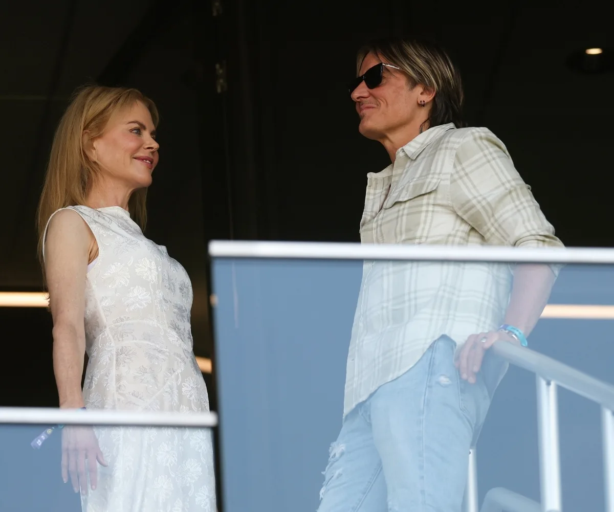 Last sighting: The couple looked awkward when they attended a soccer game in Nashville on June 20, it's believed they split shortly after. (Image: Getty)