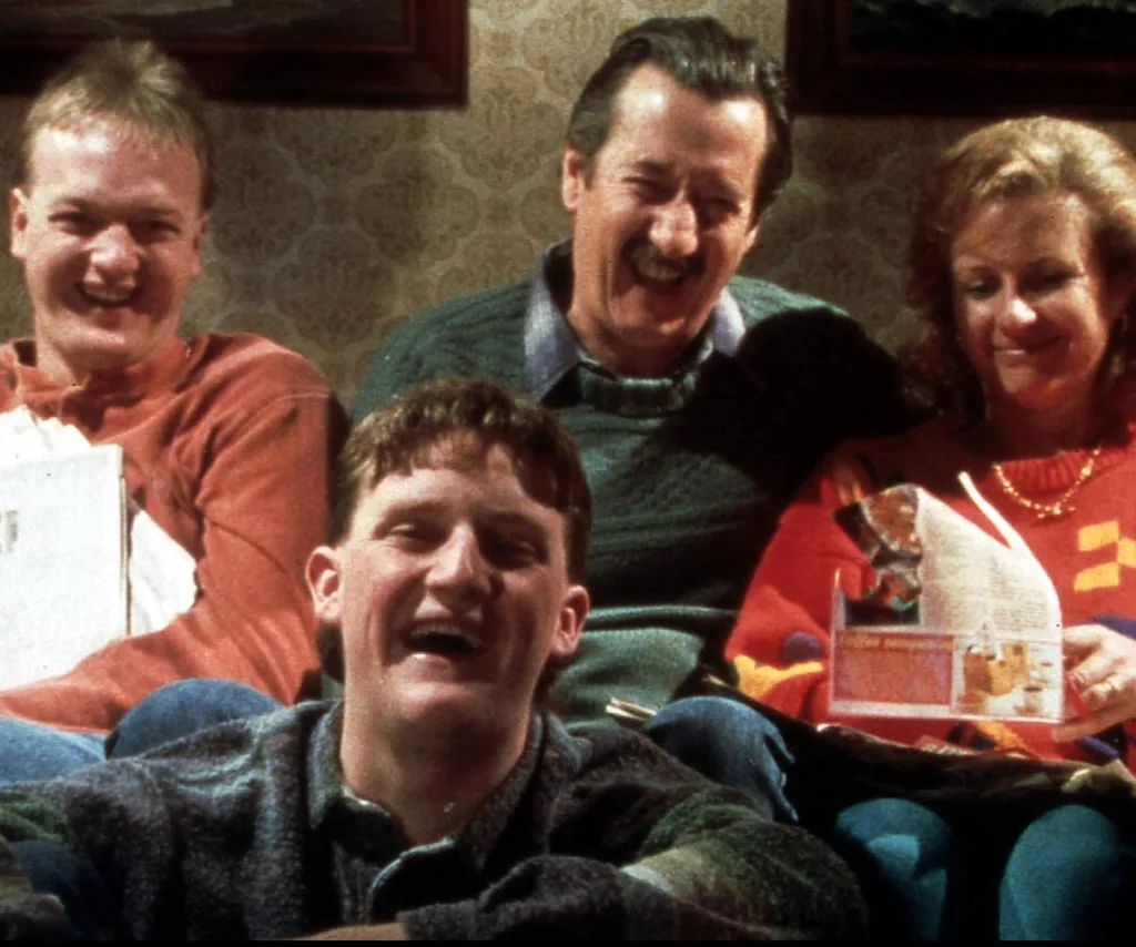 Stephen Curry on set of Aussie cult classic film, The Castle.