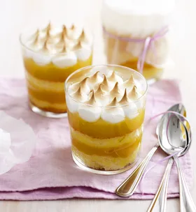 Lemon meringue layer cakes
