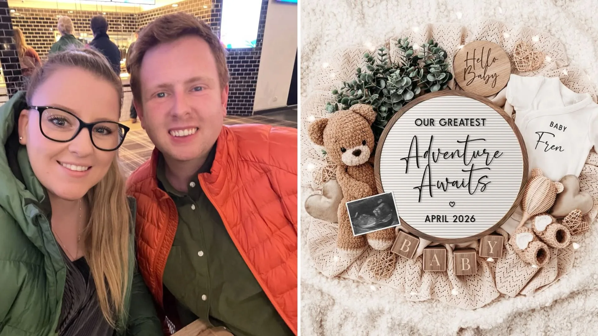 “Our greatest adventure awaits”: Travel Guides’ Jono Fren and wife Dani are expecting their first child
