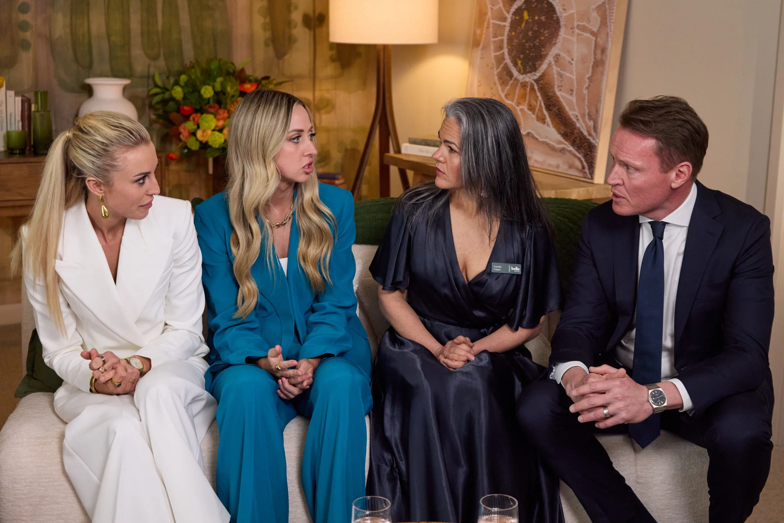 Han and Can sit with their real estate team discussing the options of what to do at auction.