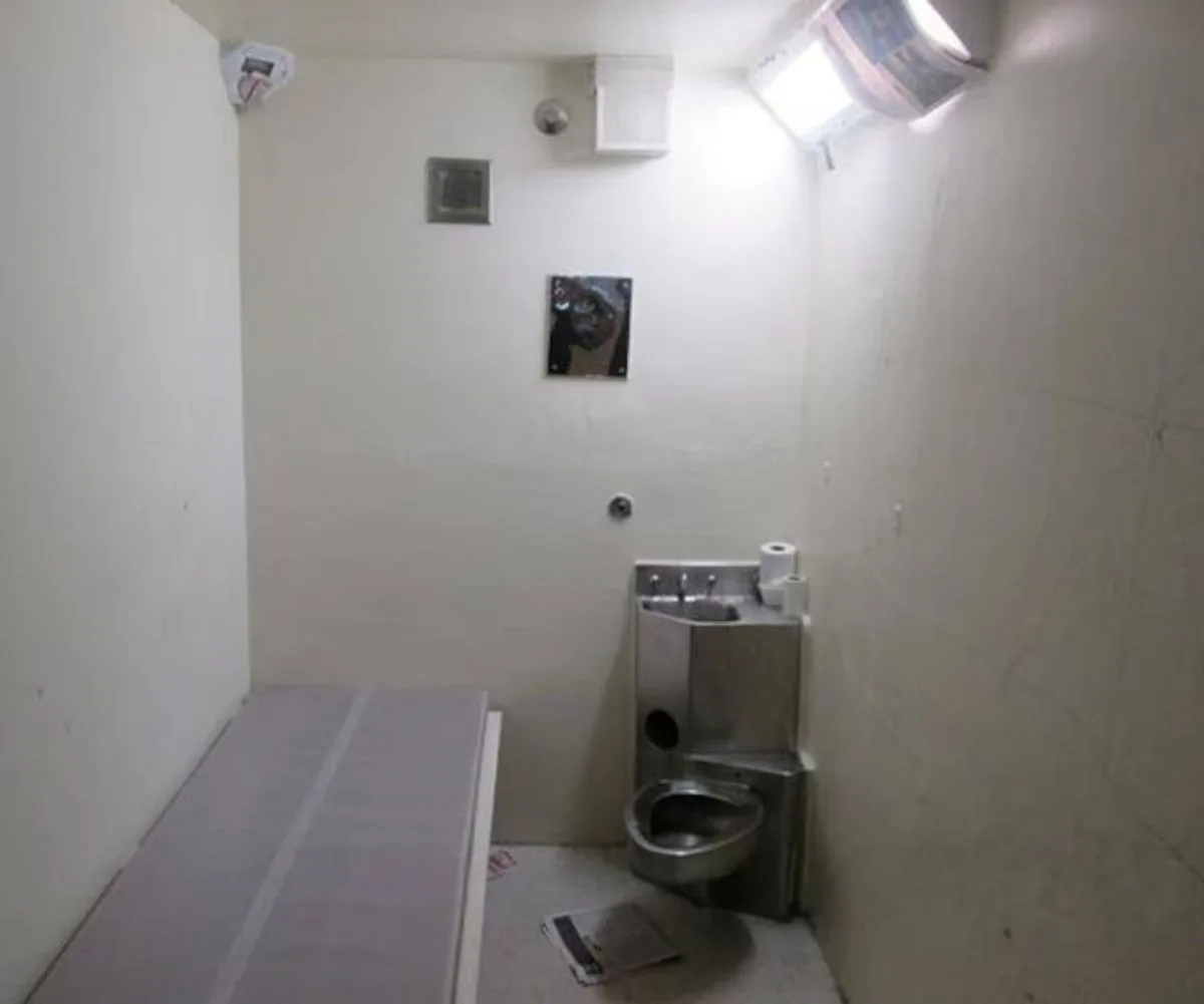 The isolation cell where Erin Patterson lives is nicknamed “the slot”. (Credit: Supplied)