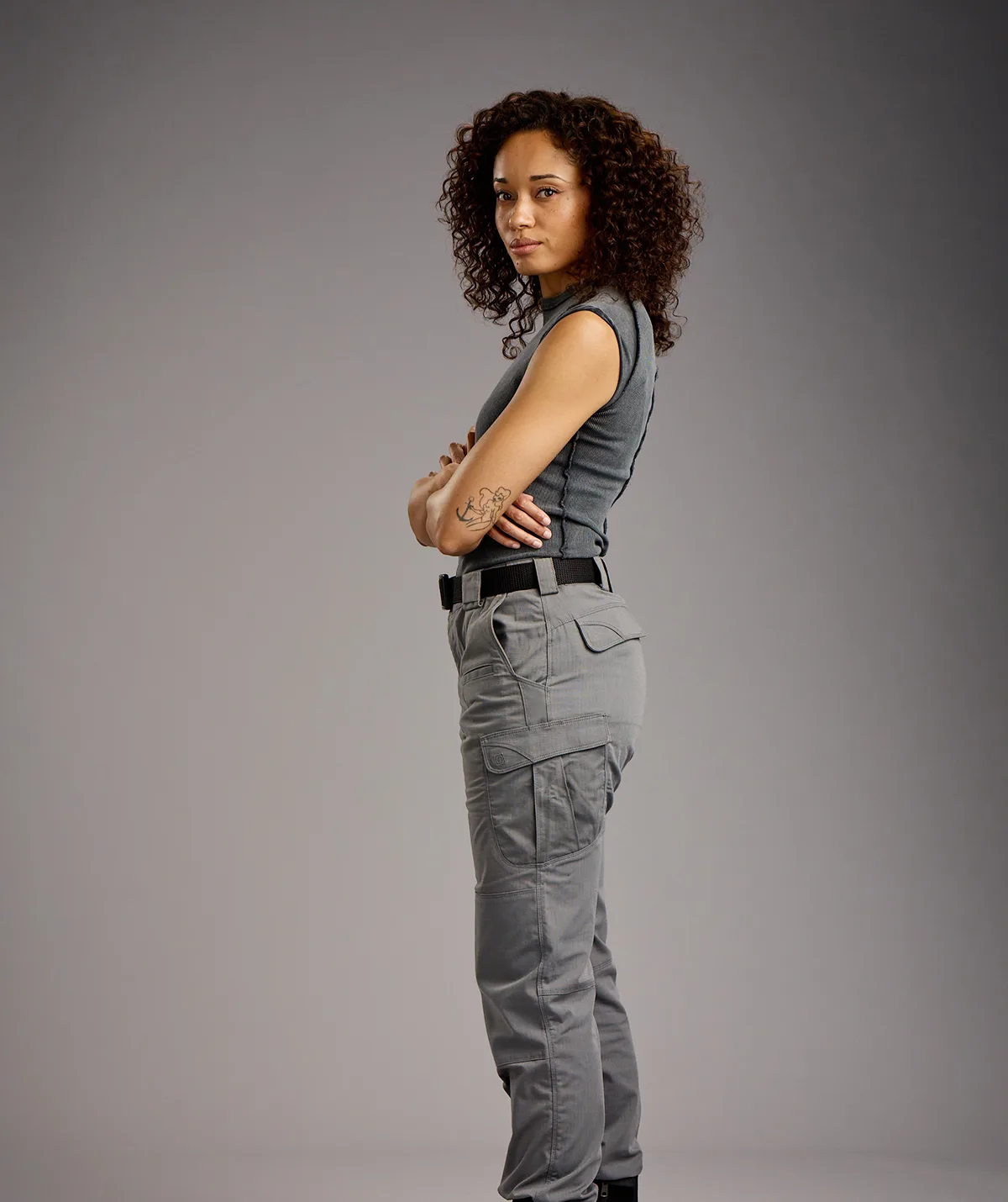 Olivia Swann as Mackey on season three of NCIS: Sydney.