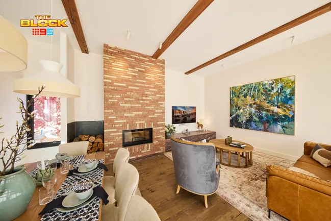 Sonny and Alicia's living and dining