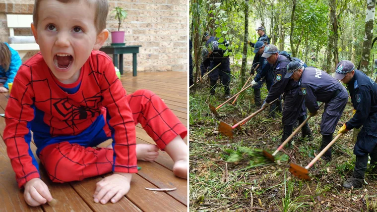 William Tyrell/Search in bushland.