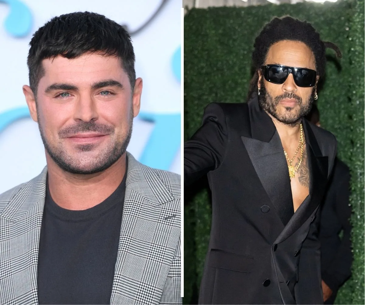 Zac Efron and Lenny Kravitz.