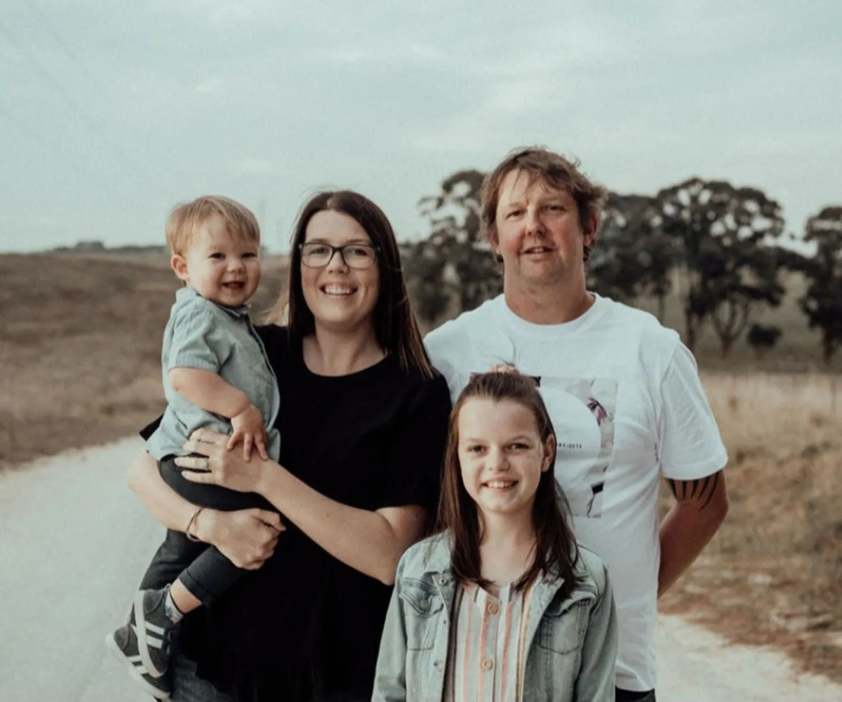 Me with my family. (Image: Supplied)