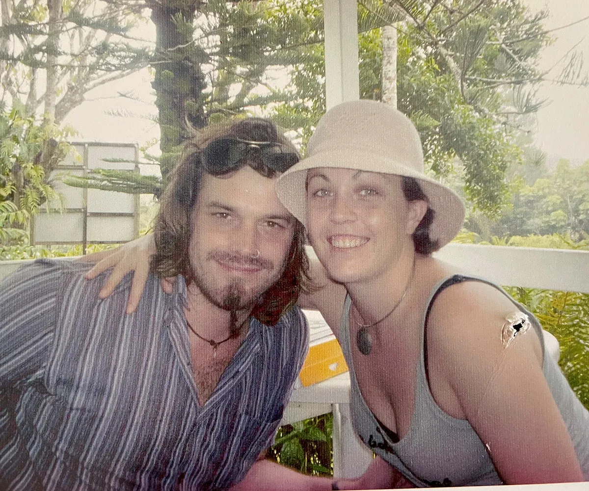 Katrina and I when we were living in Cairns. (Image: Supplied)