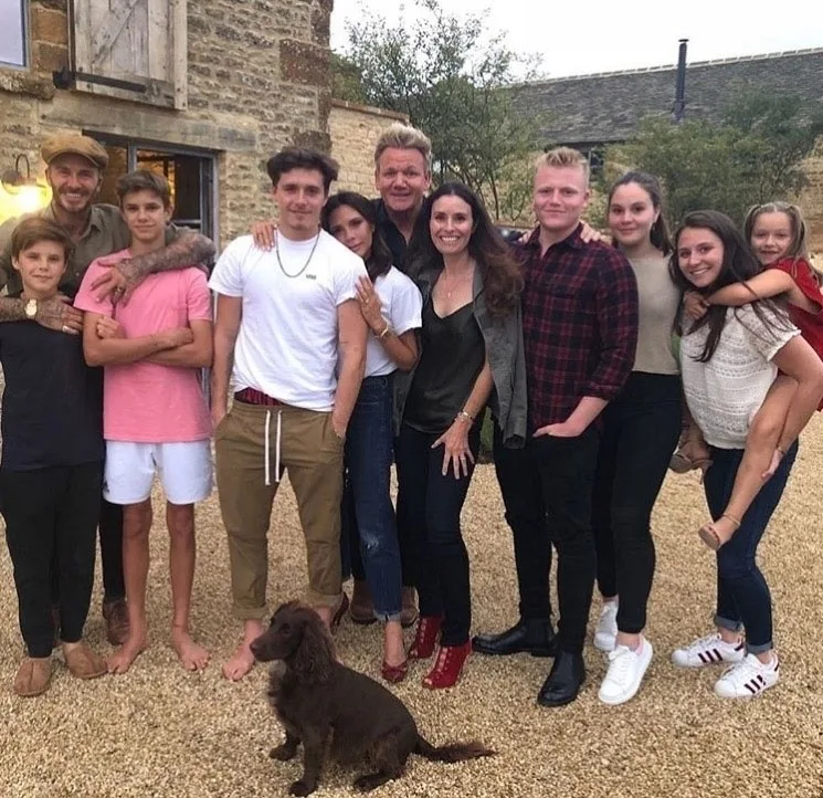 AU_1318957 - ** RIGHTS: ONLY AUSTRALIA, NEW ZEALAND ** Various, UNITED KINGDOM - Celebrity social media photos!
Pictured: Victoria Beckham, Brooklyn Beckham, David Beckham, Tana Ramsay,
BACKGRID Australia 23 AUGUST 2018