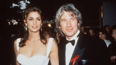 1993 Cindy Crawford and Richard Gere.