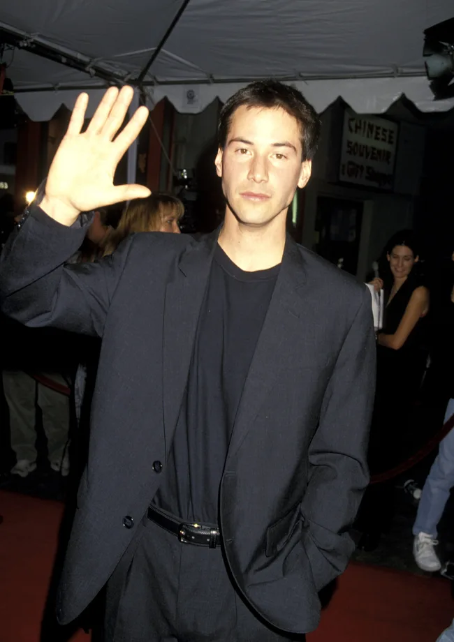 Keanu Reeves during "Speed" Los Angeles Premiere at Mann's Chinese Theater in Hollywood, California, United States.