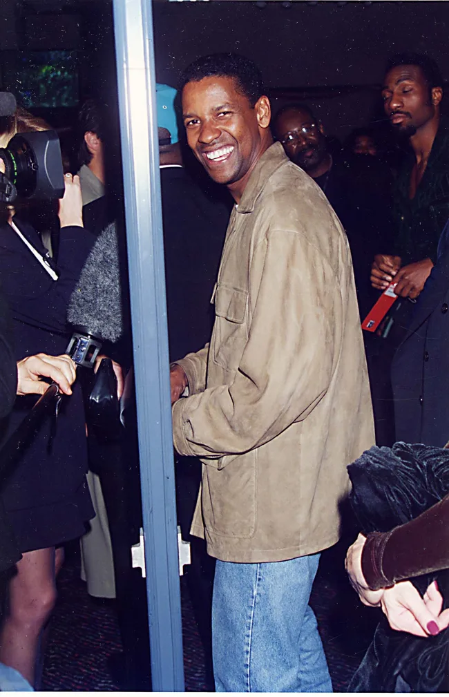 Denzel Washington during Bruno v Tyson '96 in Las Vegas, Nevada, United States