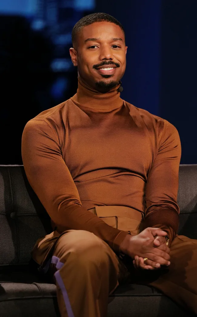 JIMMY KIMMEL LIVE! "Jimmy Kimmel Live!" airs every weeknight at 11:35 p.m. EST and features a diverse lineup of guests that include celebrities, athletes, musical acts, comedians and human interest subjects, along with comedy bits and a house band. The guests for Tuesday, November 17, included Michael B. Jordan, Alison Brie (Happiest Season), and musical guest G-Eazy ft. Blackbear. (Randy Holmes/ABC via Getty Images)