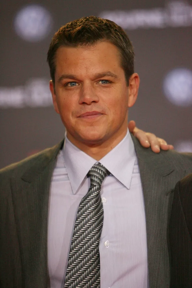Matt Damon Bei Der Deutschlandpremiere Von "Bourne Ultimatum" Im Cinestar Am Potsdam Platz In Berlin . (Photo by Franziska Krug/Getty Images)