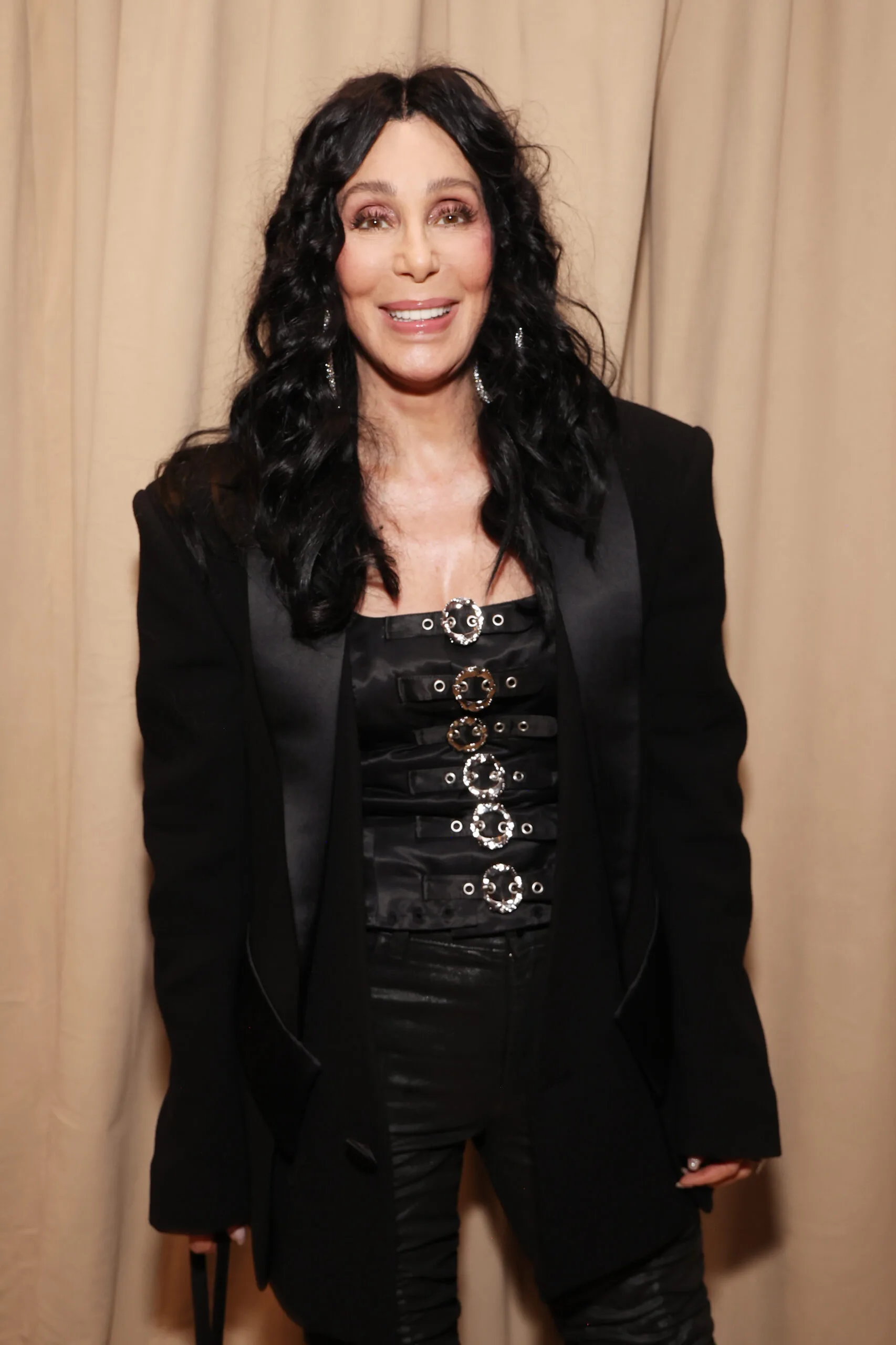 LOS ANGELES, CALIFORNIA - FEBRUARY 03: Cher attends the Pre-GRAMMY Gala & GRAMMY Salute to Industry Icons Honoring Jon Platt at The Beverly Hilton on February 03, 2024 in Los Angeles, California. (Photo by Kevin Mazur/Getty Images for The Recording Academy)