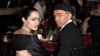 Angelina Jolie and Billy Bob Thornton at the Golden Globe Awards at the Beverly Hilton January 20, 2002 in Beverly Hills, California.
