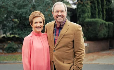 Neighbours stars Alan Fletcher & Jackie Woodburne farewell Ramsay Street again: “It’s an immeasurable loss”