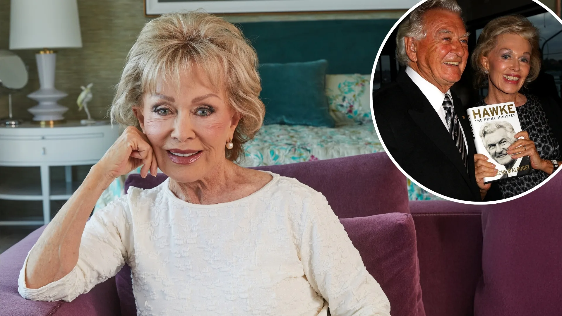 Blanche and late husband Bob Hawke