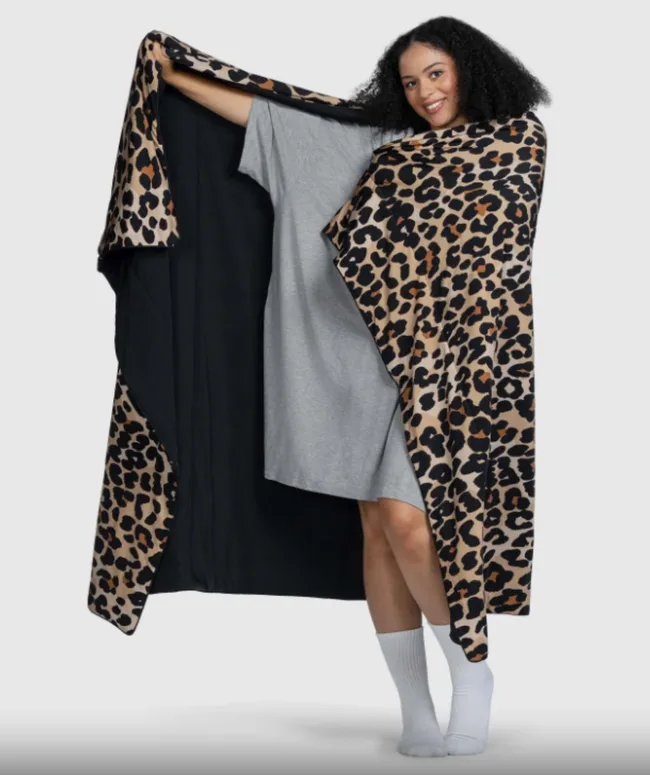 Leopard Print Cooling Blanket