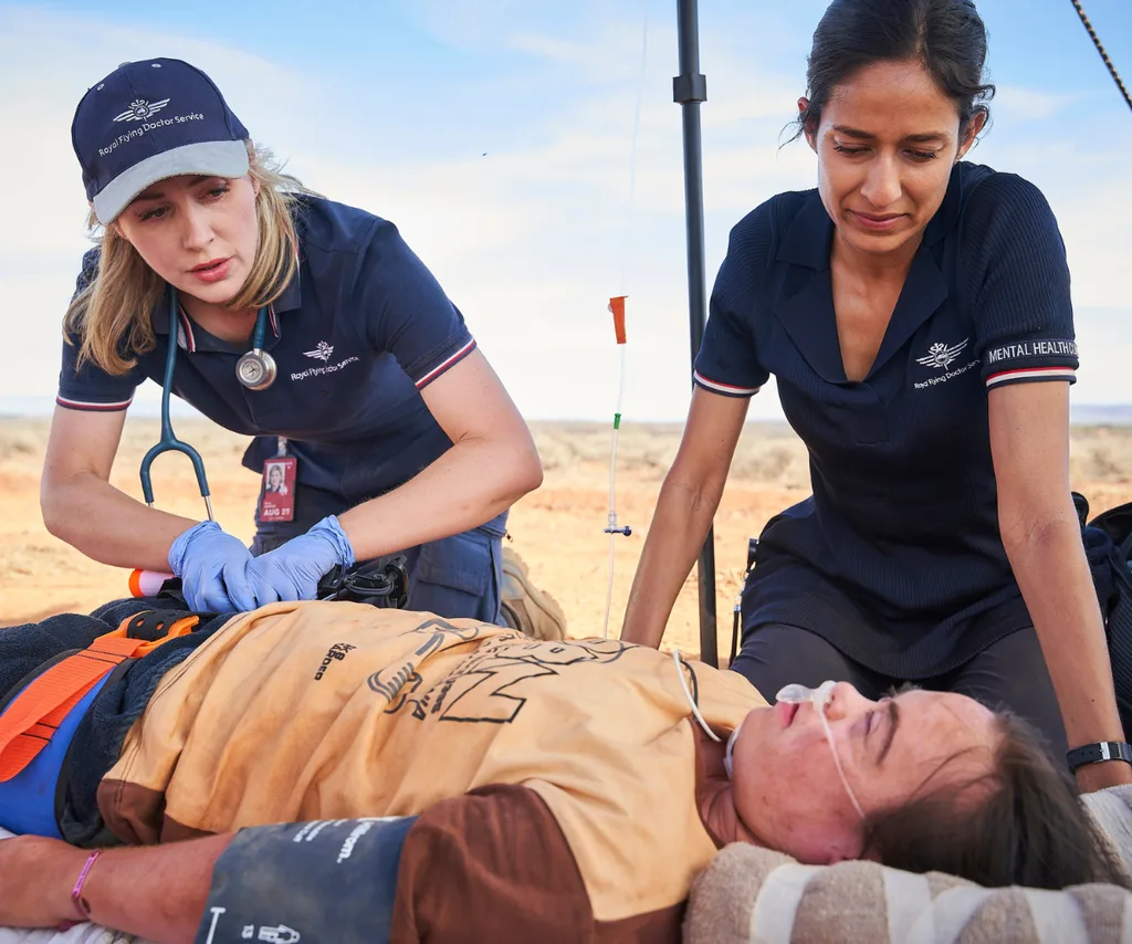 Can Eliza and Chaya save a patient in the season finale of RFDS.