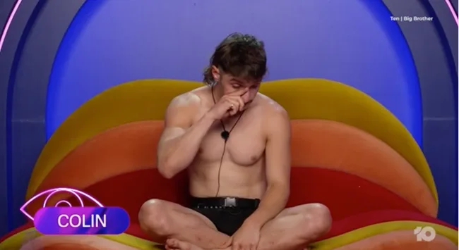 Colin crying on Big Brother