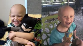 Harry and Thomas who both battled cancer. (Image: Supplied)