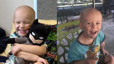 Harry and Thomas who both battled cancer. (Image: Supplied)