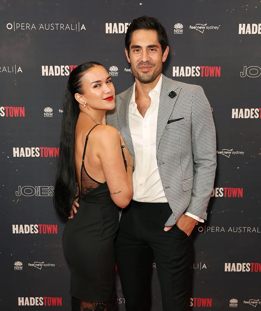 Fely and Tai pose on the red carpet.