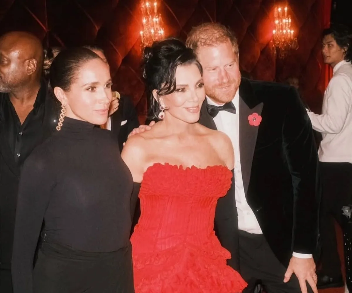 Duchess Meghan, Kris Jenner and Prince Harry