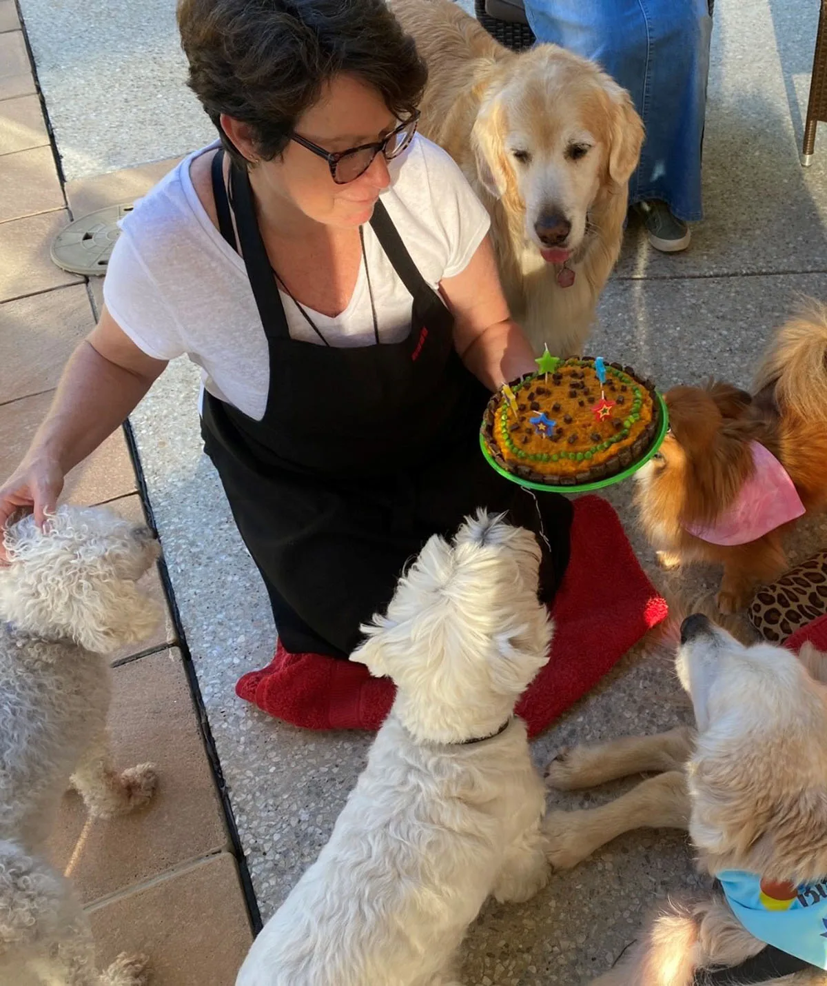 Me at  Fergie&rsquo;s birthday party in 2021. (Image: Supplied)