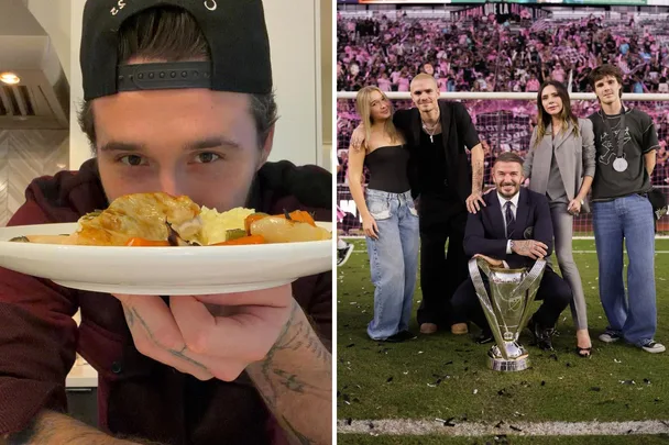 Brooklyn Beckham and the rest of the Beckhams