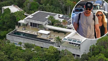 CHRIS HEMSWORTH AND ELSA PATAKY BYRON BAY HOME: INSET - CHRIS HEMSWORTH AND ELSA PATAKY