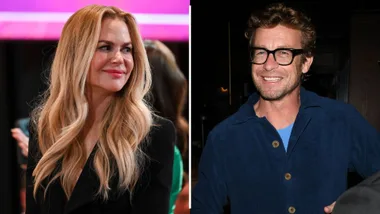 Australian actors Nicole Kidman and Simon Baker.