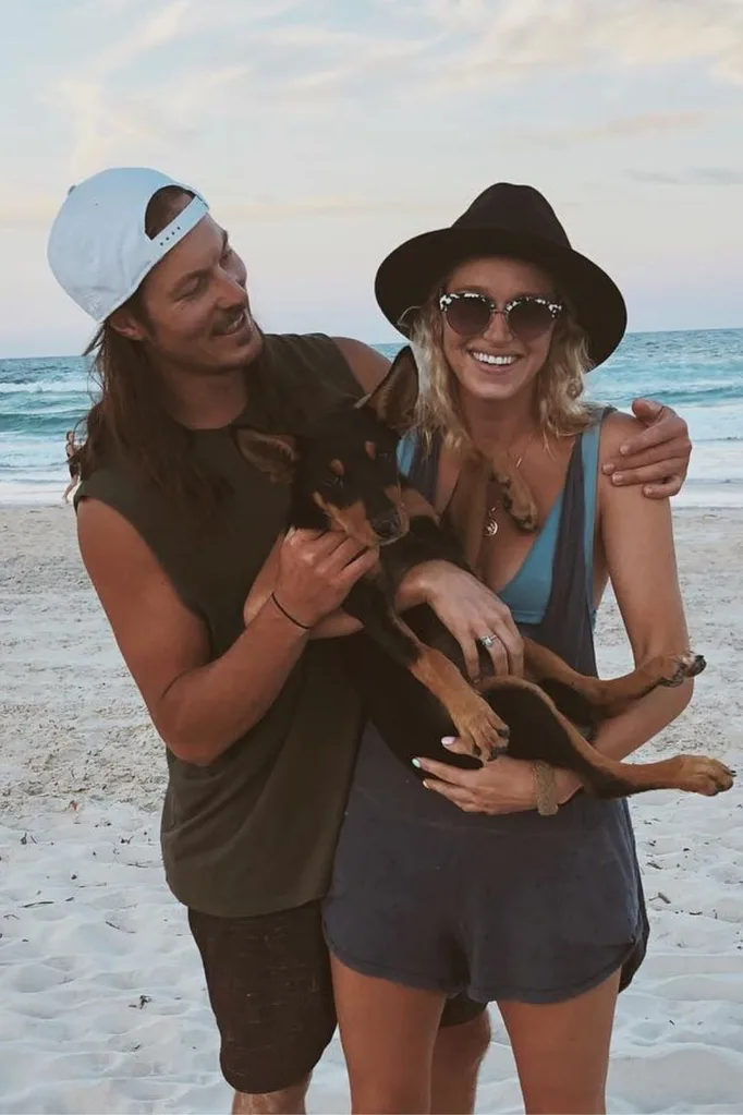 Chumpy and Ellidy Pullin with their dog