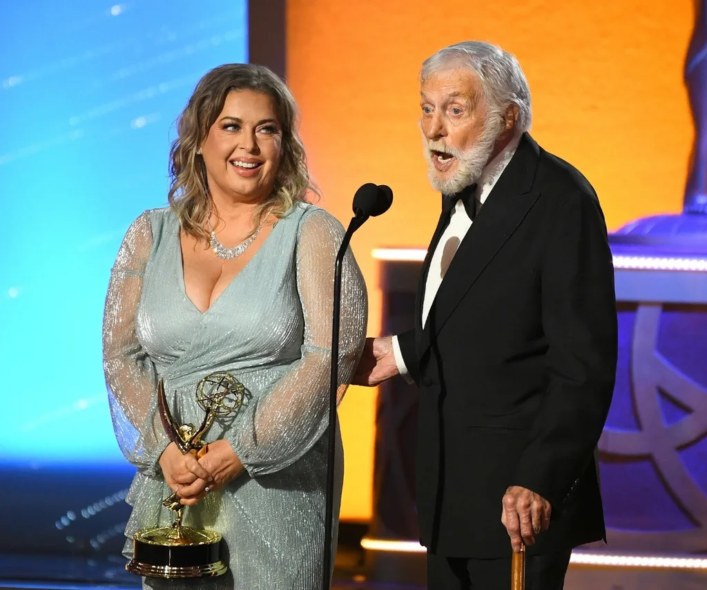 A bearded man and a younger woman