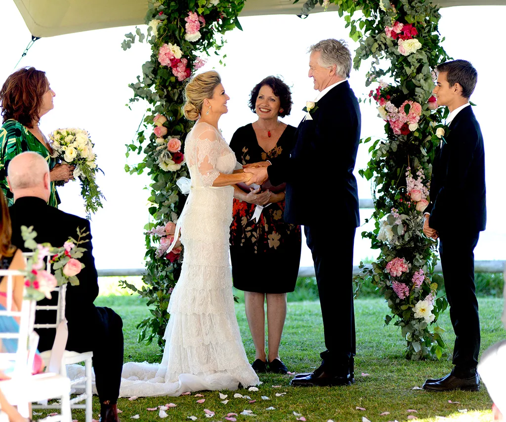 Marilyn and John's 2014 Home and Away wedding.