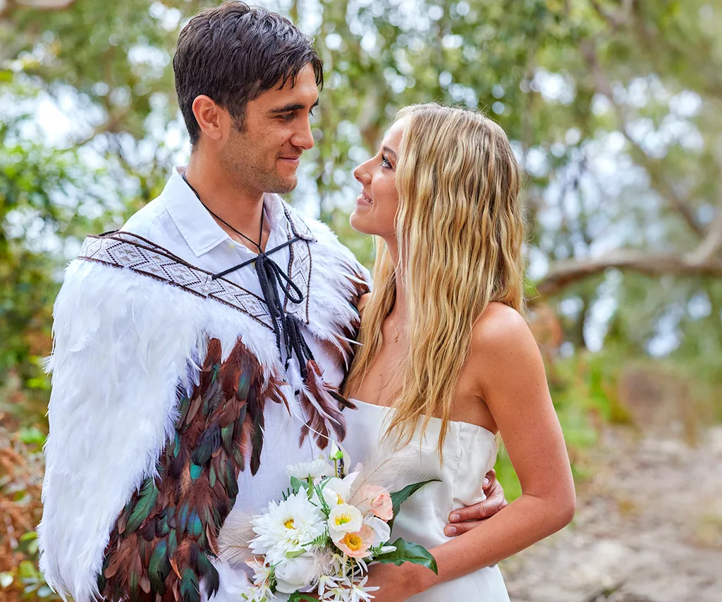 Tane and Felicity marry in 2023 Home and Away wedding.