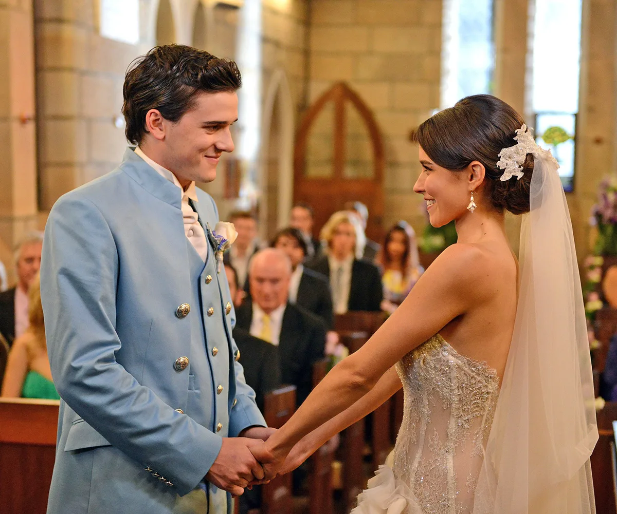 Dex and April's 2013 Home and Away wedding.