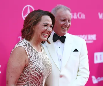 Lisa Millar and partner Simon Carless